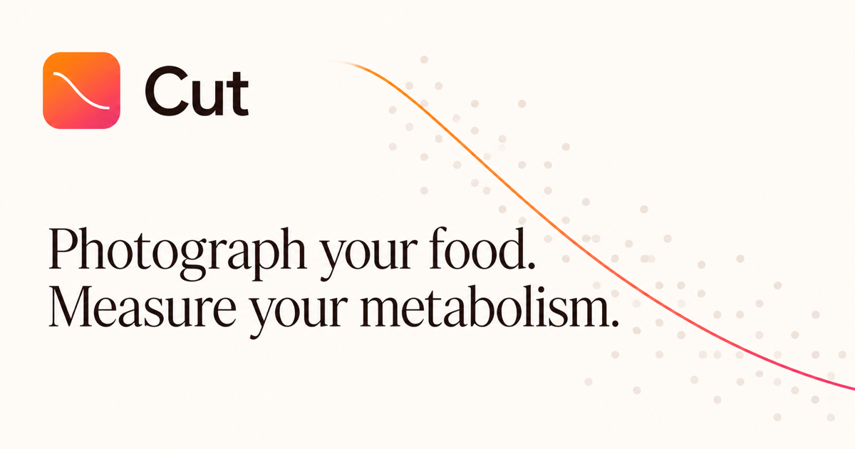 Cut: photograph your food, measure your metabolism.
